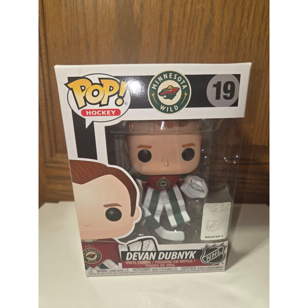 Funko Pop! NHL Wild - Devan Dubnyk #19 New Minnesota Wild Hockey Toy